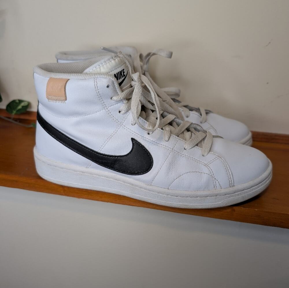 Nike Court Royale 2 Mid Sneakers – White/Black | Men’s 8 (Women’s 9.5)